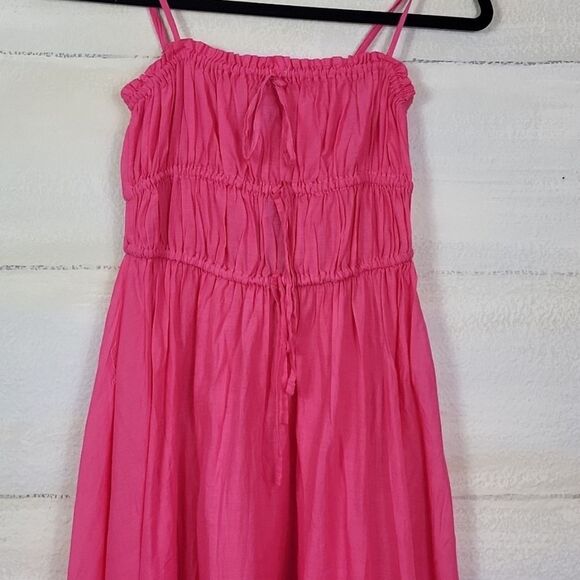 J.Crew breezy cotton pink dress. Size XS - Picture 4 of 8
